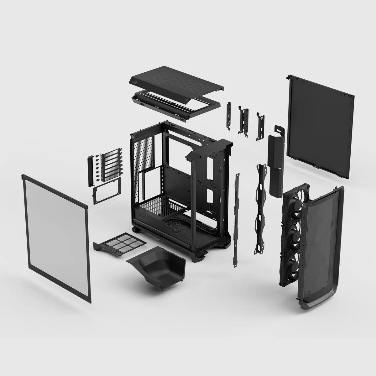 Fractal Design Meshify 3 Noir TG Light Tint — vue 8