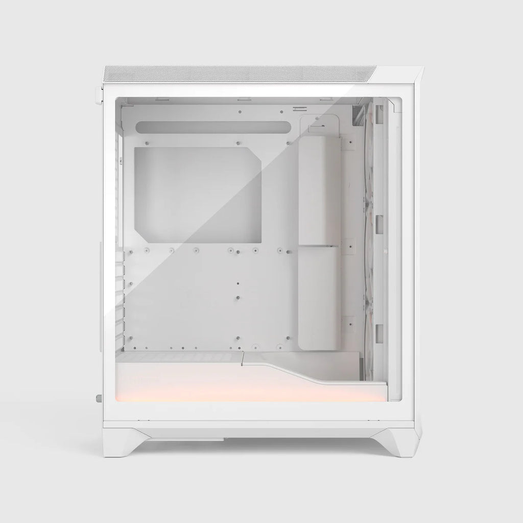 Fractal Design Meshify 3 Ambience Pro RGB Blanc TG Clear Tint — vue 3