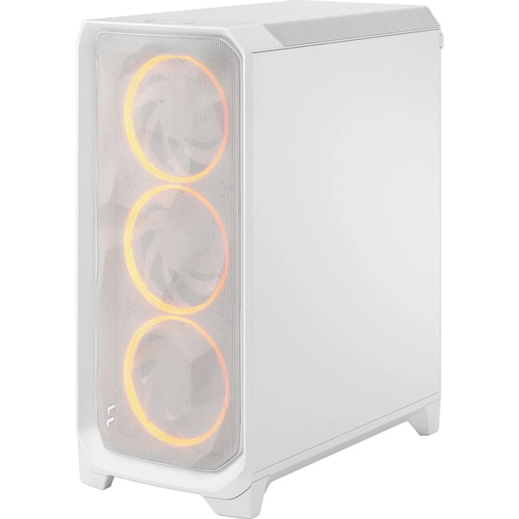 Fractal Design Meshify 3 RGB TG Light Tint — Blanc — vue 3