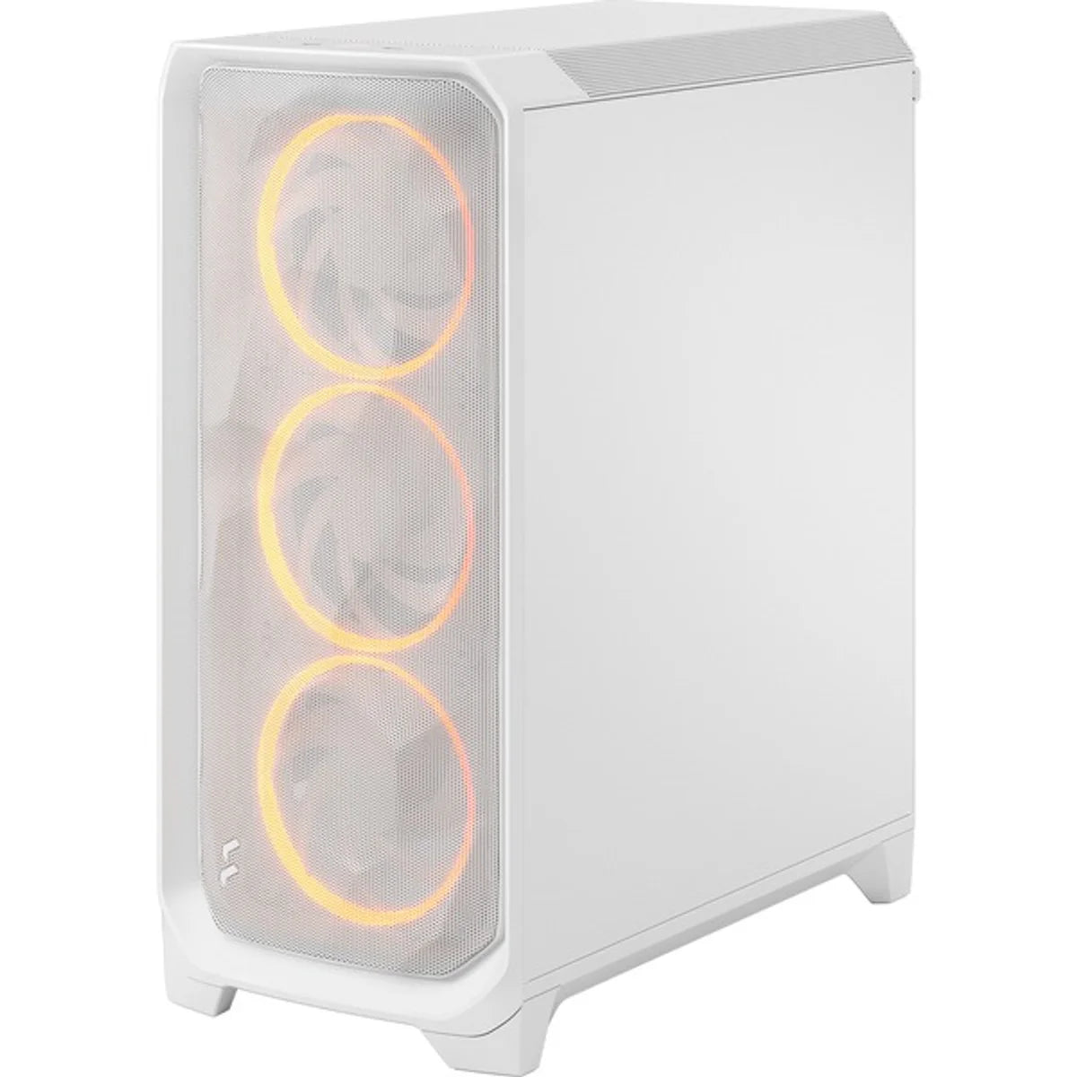 Fractal Design Meshify 3 RGB TG Light Tint — Blanc — vue 3