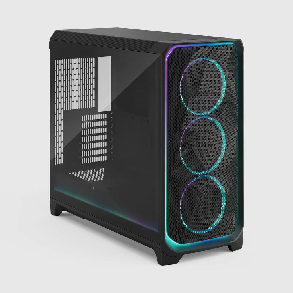 Fractal Design Meshify 3 XL Ambience Pro RGB TG Light Tint — Noir — vue 13