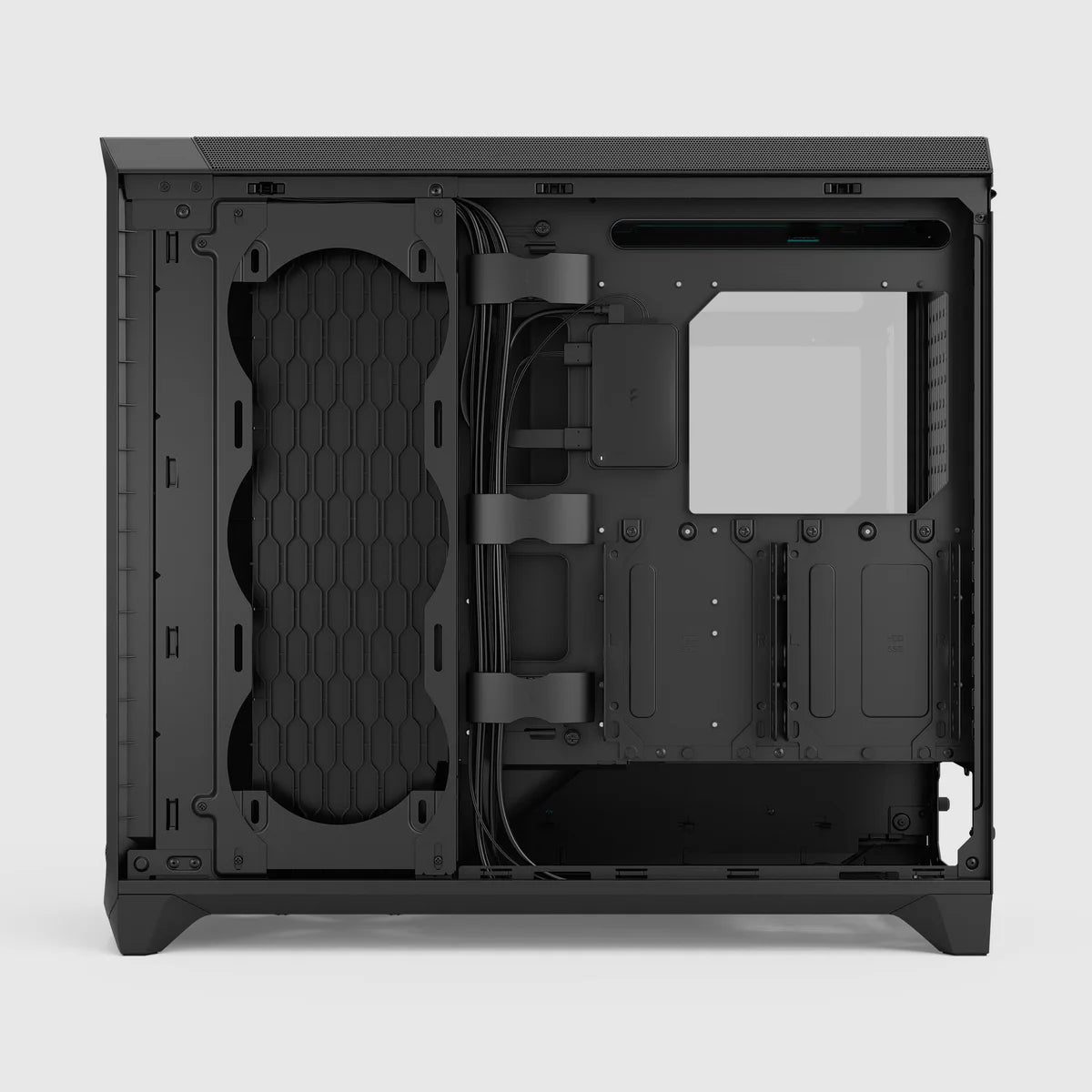 Fractal Design Meshify 3 XL Ambience Pro RGB TG Light Tint — Noir — vue 14