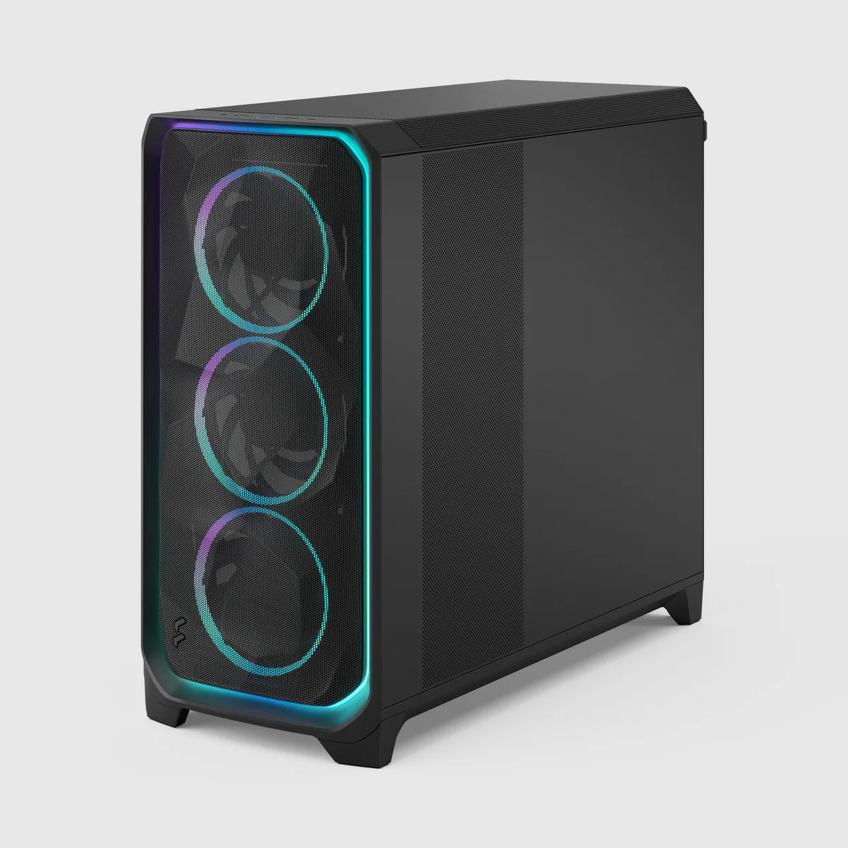 Fractal Design Meshify 3 XL Ambience Pro RGB TG Light Tint — Noir — vue 16
