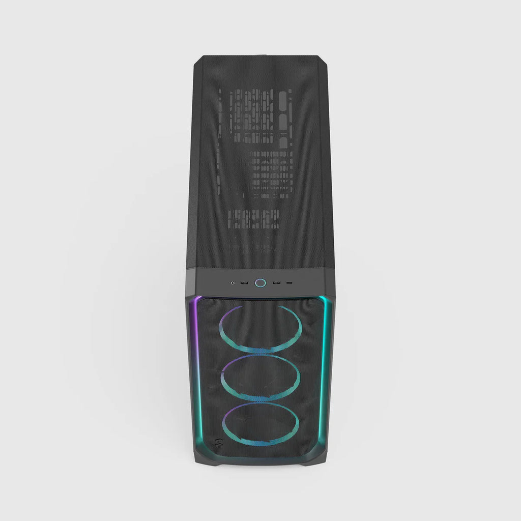 Fractal Design Meshify 3 XL Ambience Pro RGB TG Light Tint — Blanc — vue 4