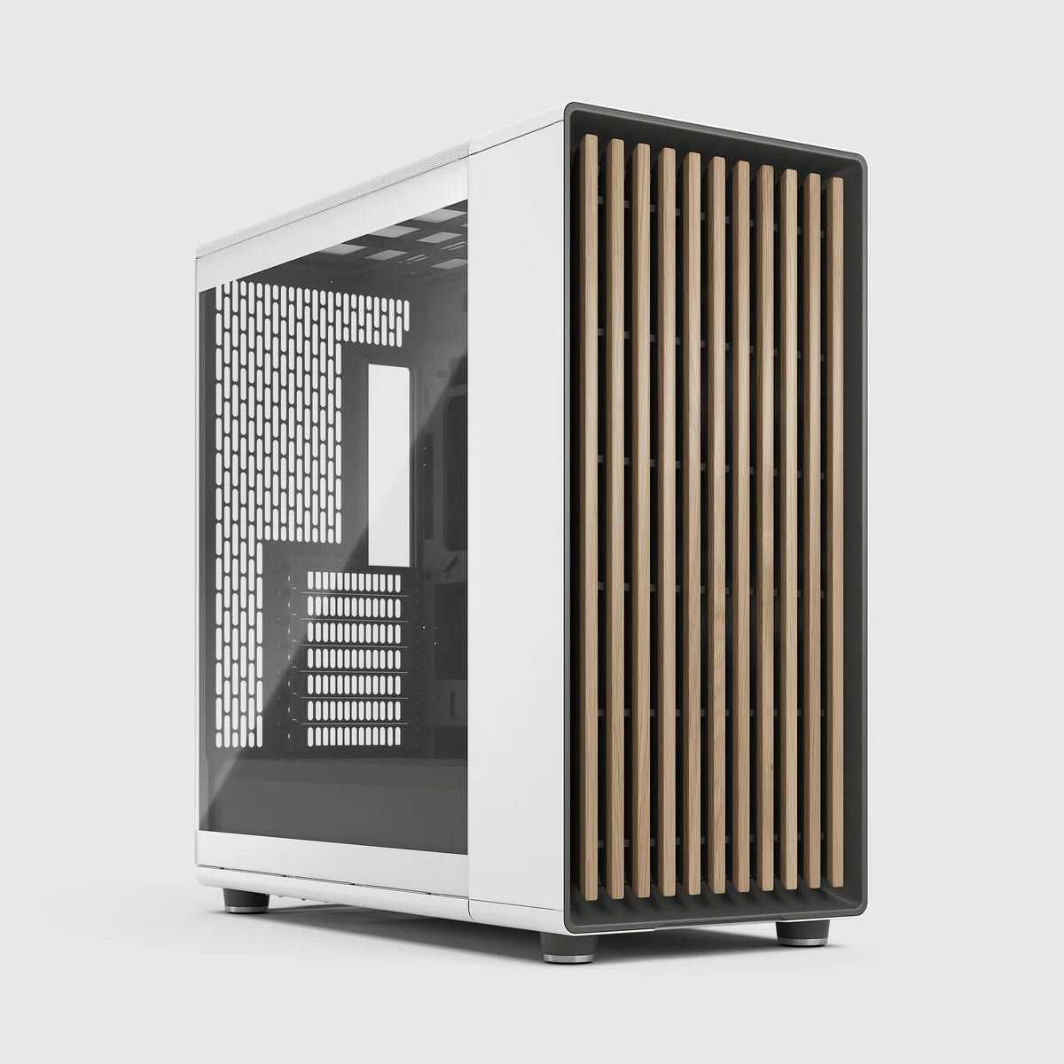 Fractal Design North XL RC Chalk Blanc TG clear — vue principale