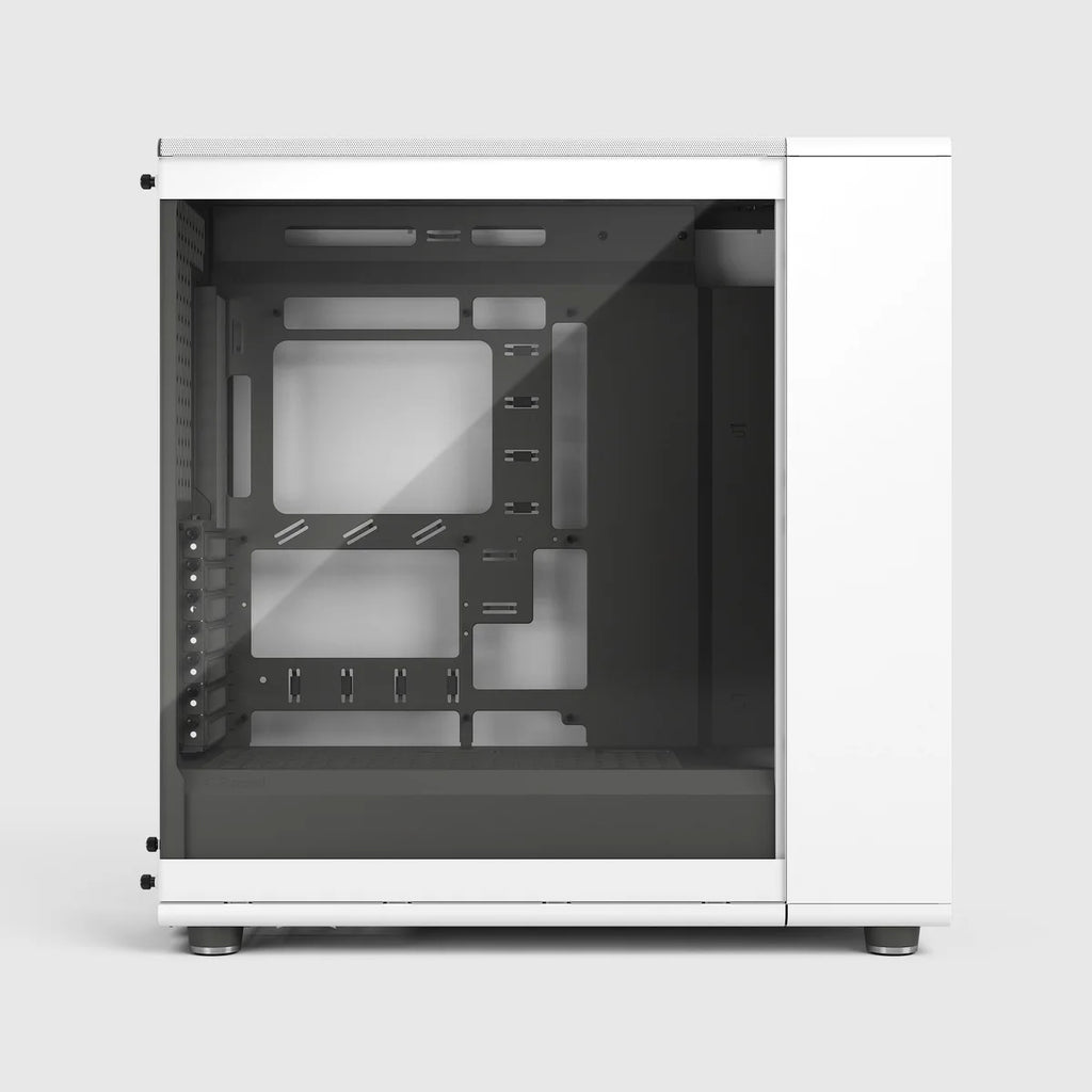 Fractal Design North XL RC Chalk Blanc TG clear — vue 3