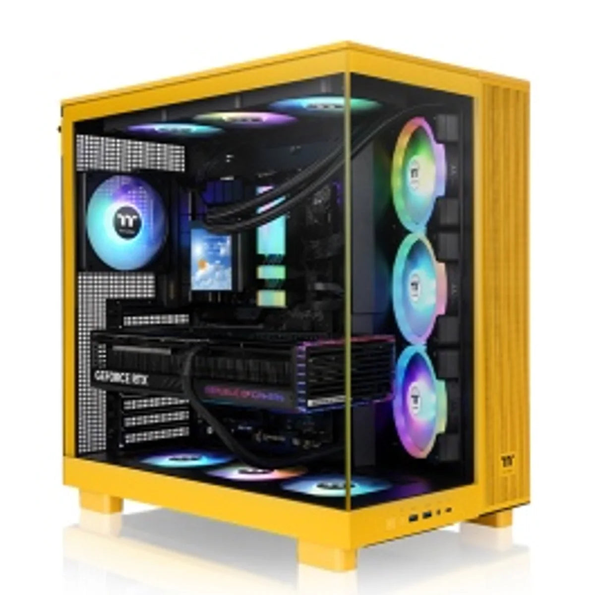 Thermaltake View 380 XL TG ARGB — Jaune Bumblebee — vue principale