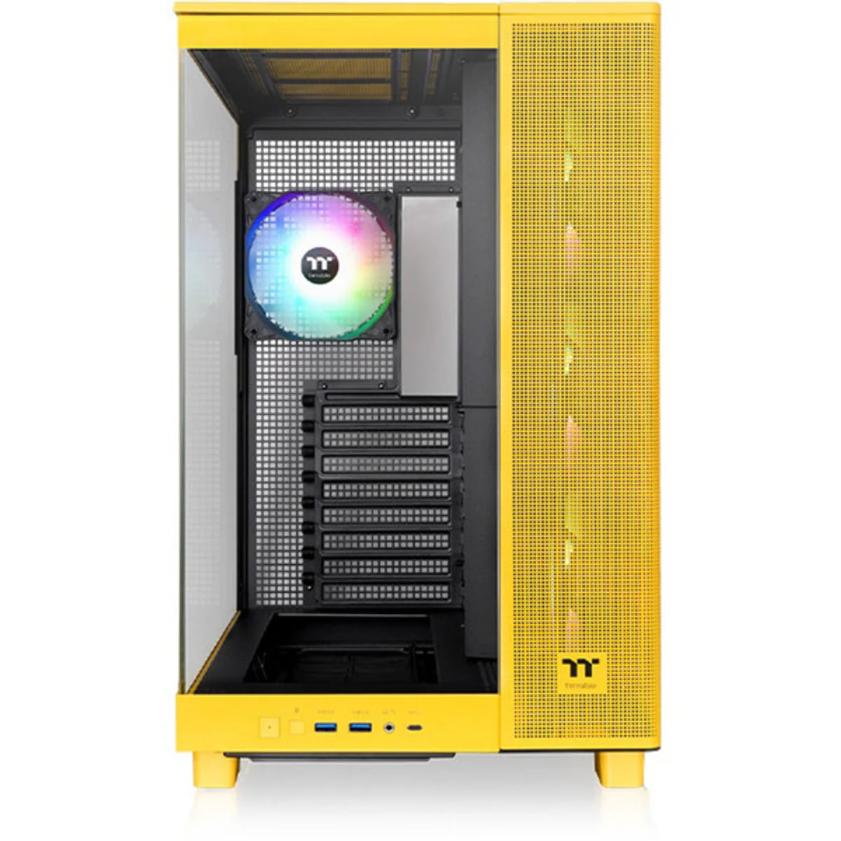 Thermaltake View 380 XL TG ARGB — Jaune Bumblebee — vue 3