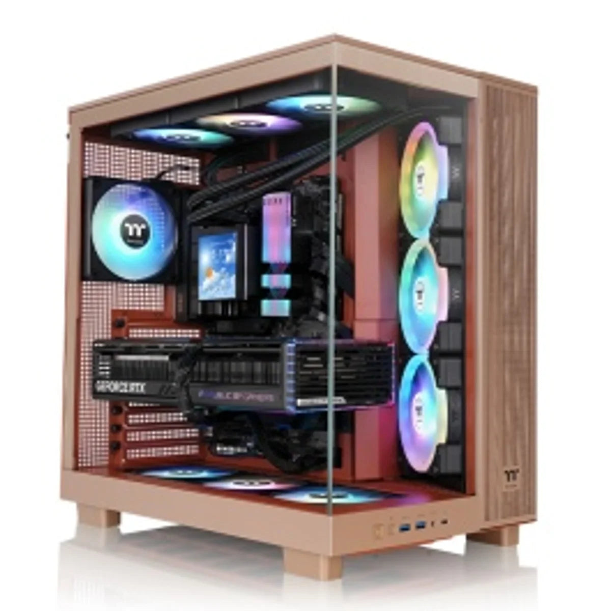 Thermaltake View 380 XL TG ARGB — Sable — vue principale