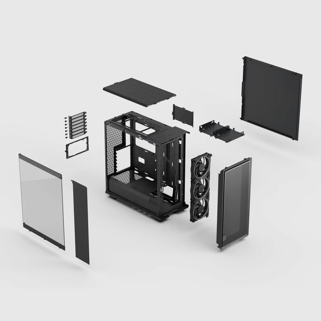 Fractal Design Fractal Epoch Noir TG RGB Light tint — vue 8