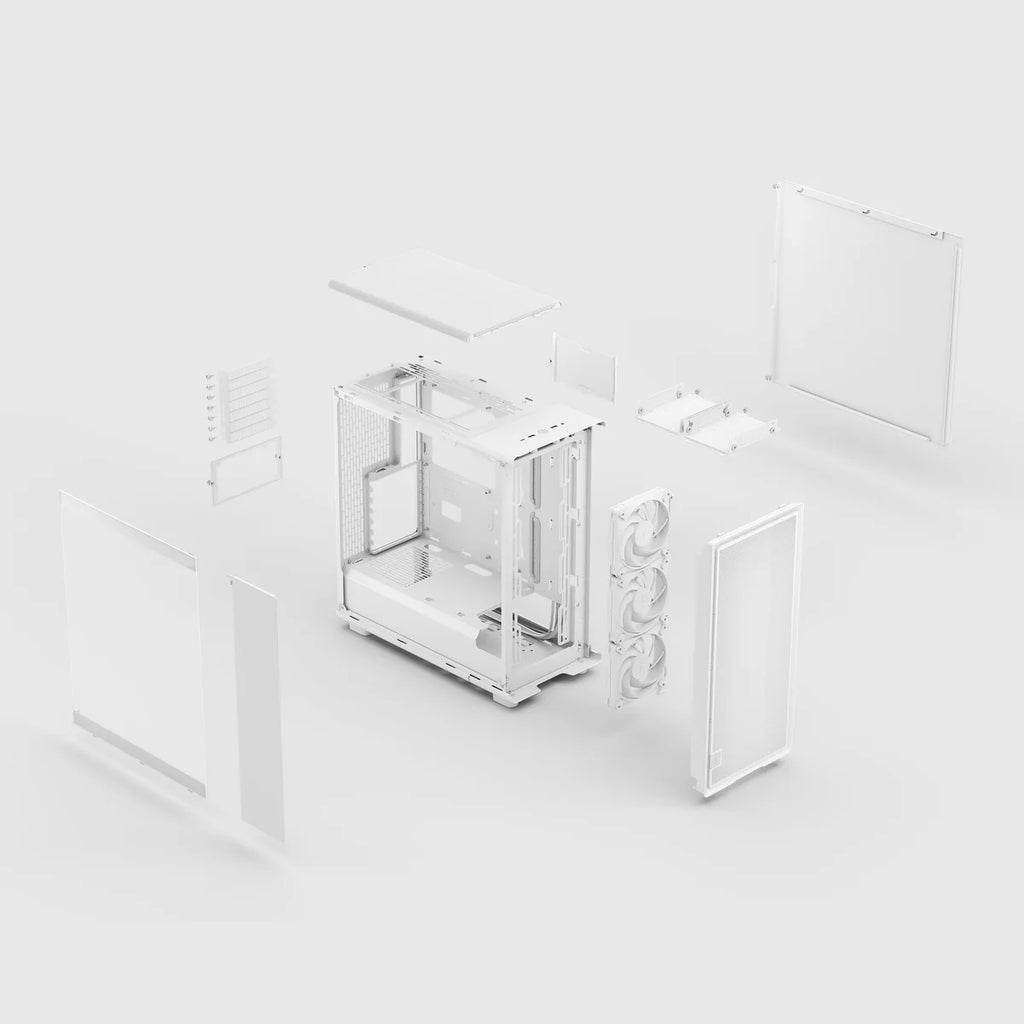 Fractal Design Fractal Epoch Blanc TG Clear tint — vue 8