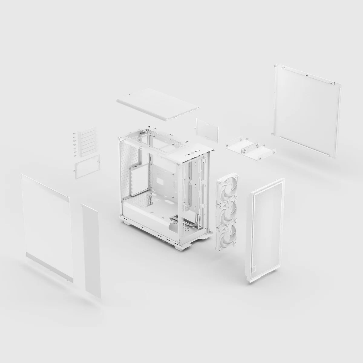 Fractal Design Fractal Epoch Blanc TG Clear tint — vue 8