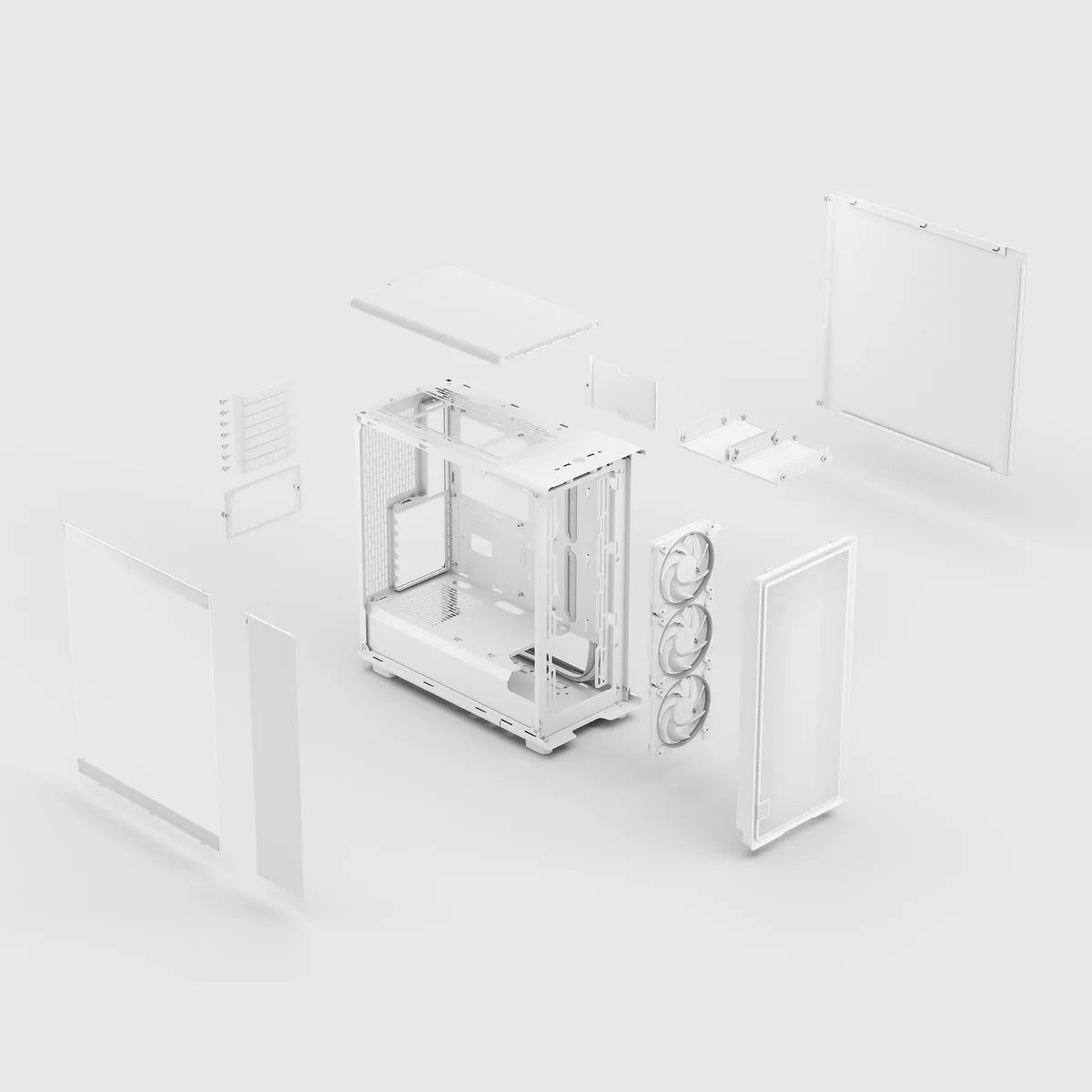 Fractal Design Fractal Epoch Blanc TG RGB Clear tint — vue 8