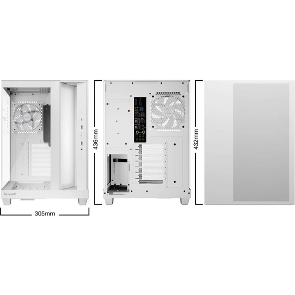 be quiet! Light Base 500 LX — Blanc — vue 3