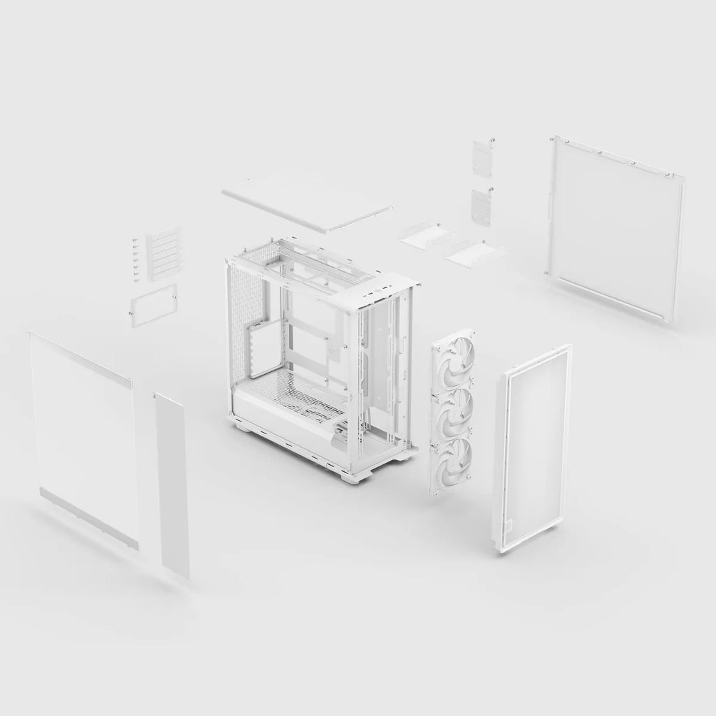 Fractal Design Epoch XL Blanc TG Clear tint — vue 8