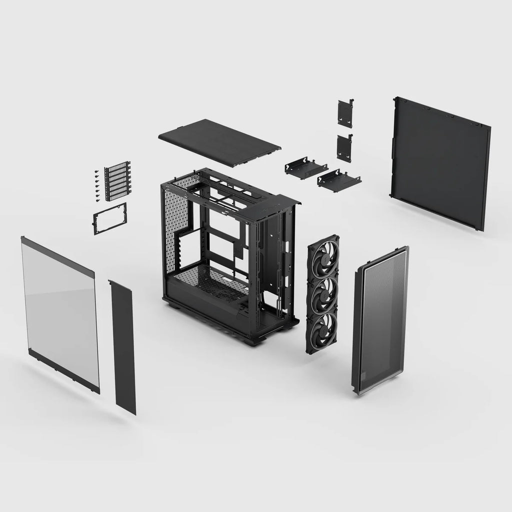 Fractal Design Epoch XL Noir TG RGB Light tint — vue 8