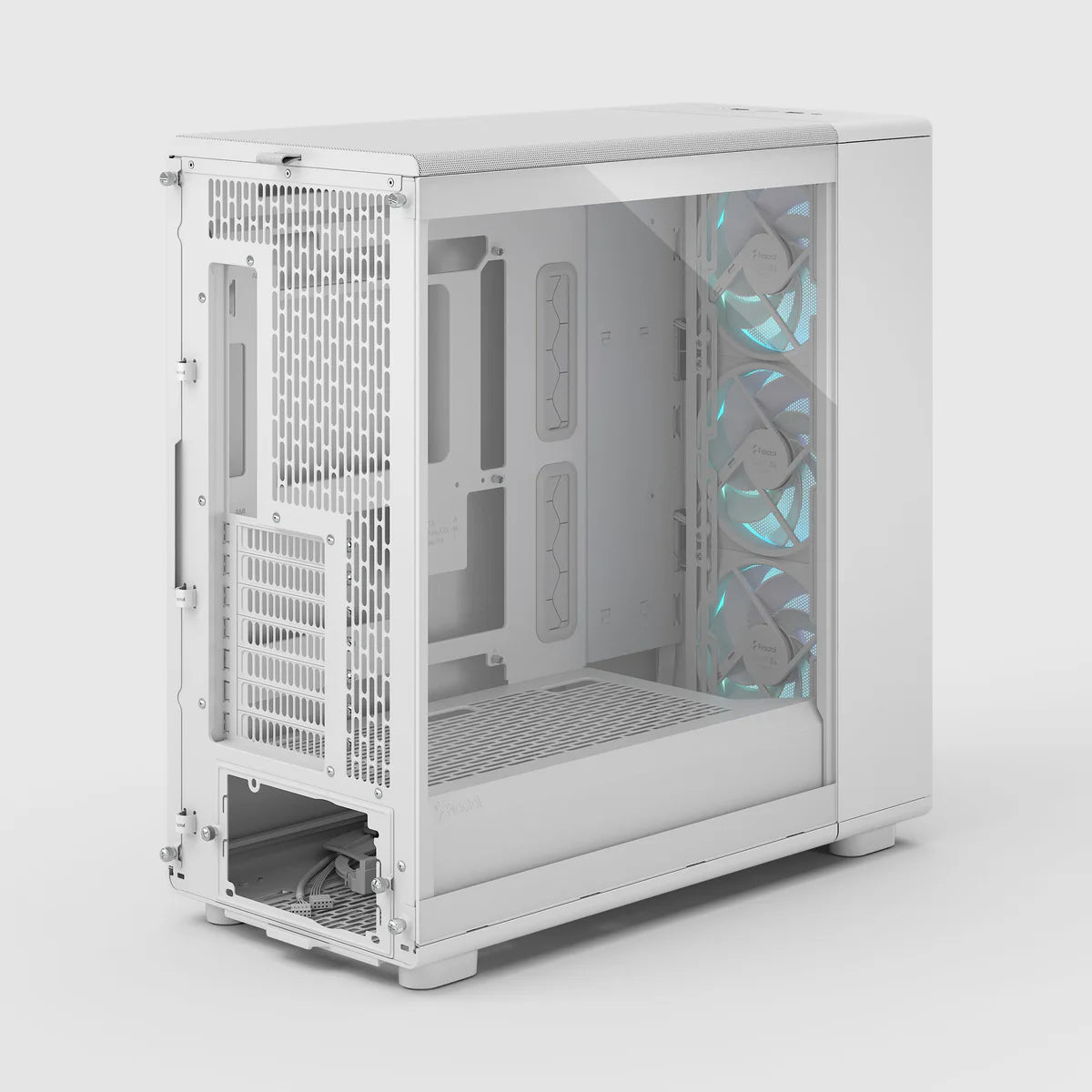 Fractal Design Epoch XL Blanc TG RGB Clear tint — vue 5