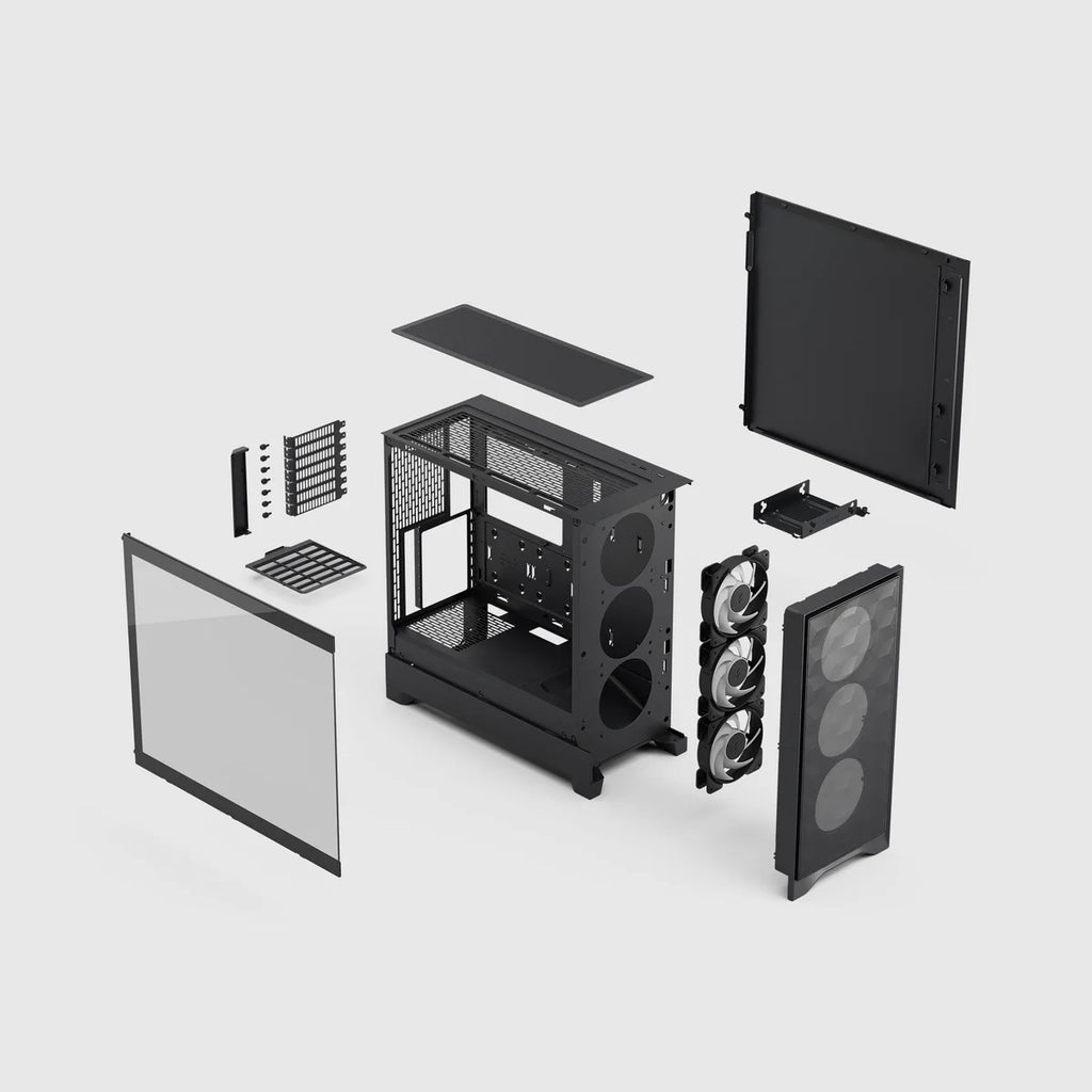 Fractal Design Pop Air 2 TG Clear ATX — Blanc — vue 8