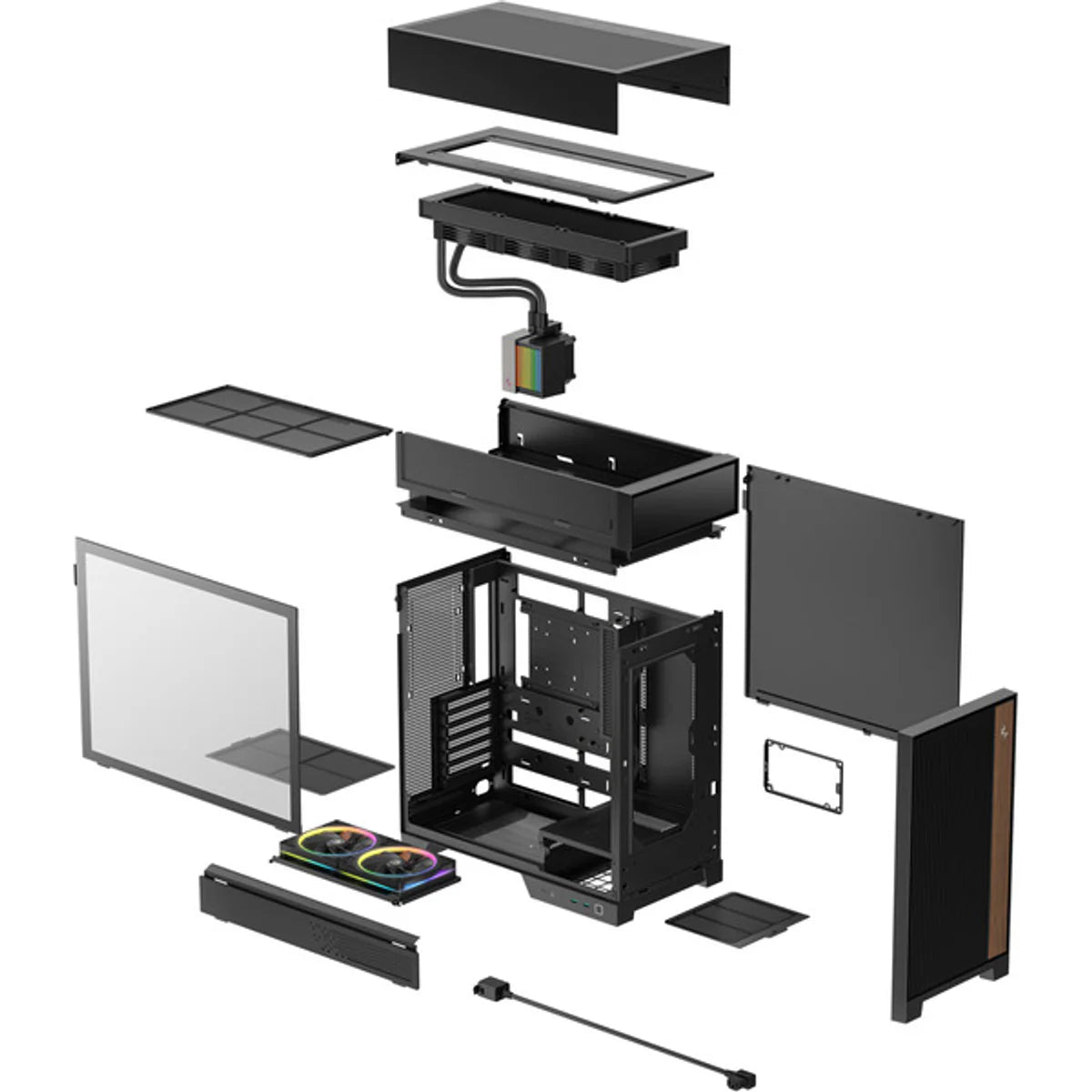 DeepCool CL6600 360mm AIO Noir — vue 12