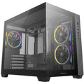DeepCool CG330 3F Micro ATX Mini ITX ARGB verre Noir — vue principale