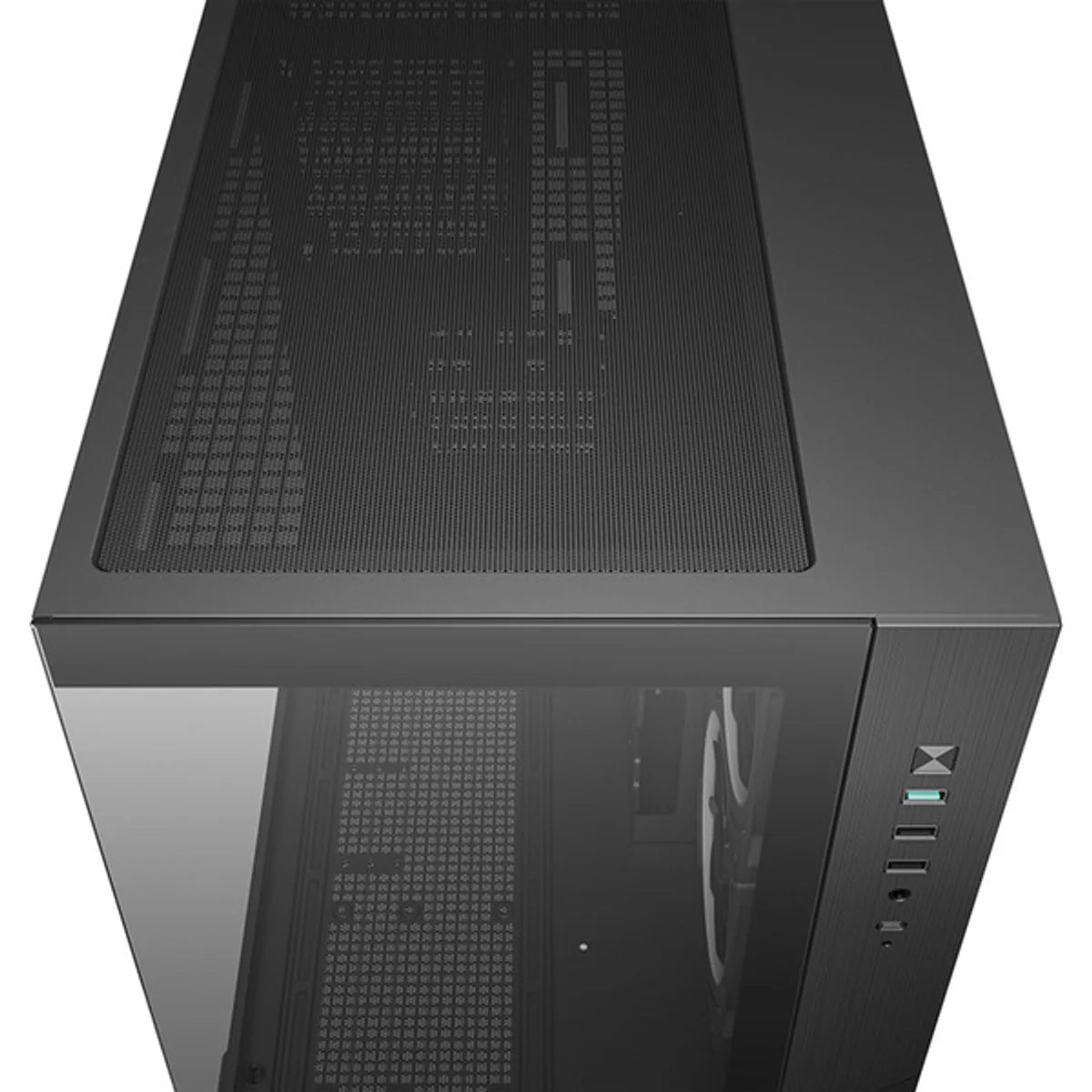 DeepCool CG330 3F Micro ATX Mini ITX ARGB verre Noir — vue 9