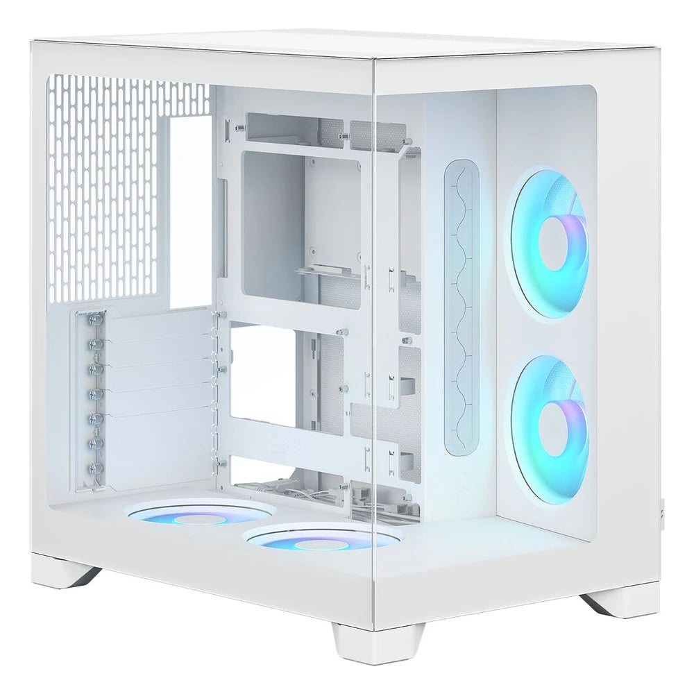 Fractal Design Pop 2 Vision RGB — Blanc — vue 3