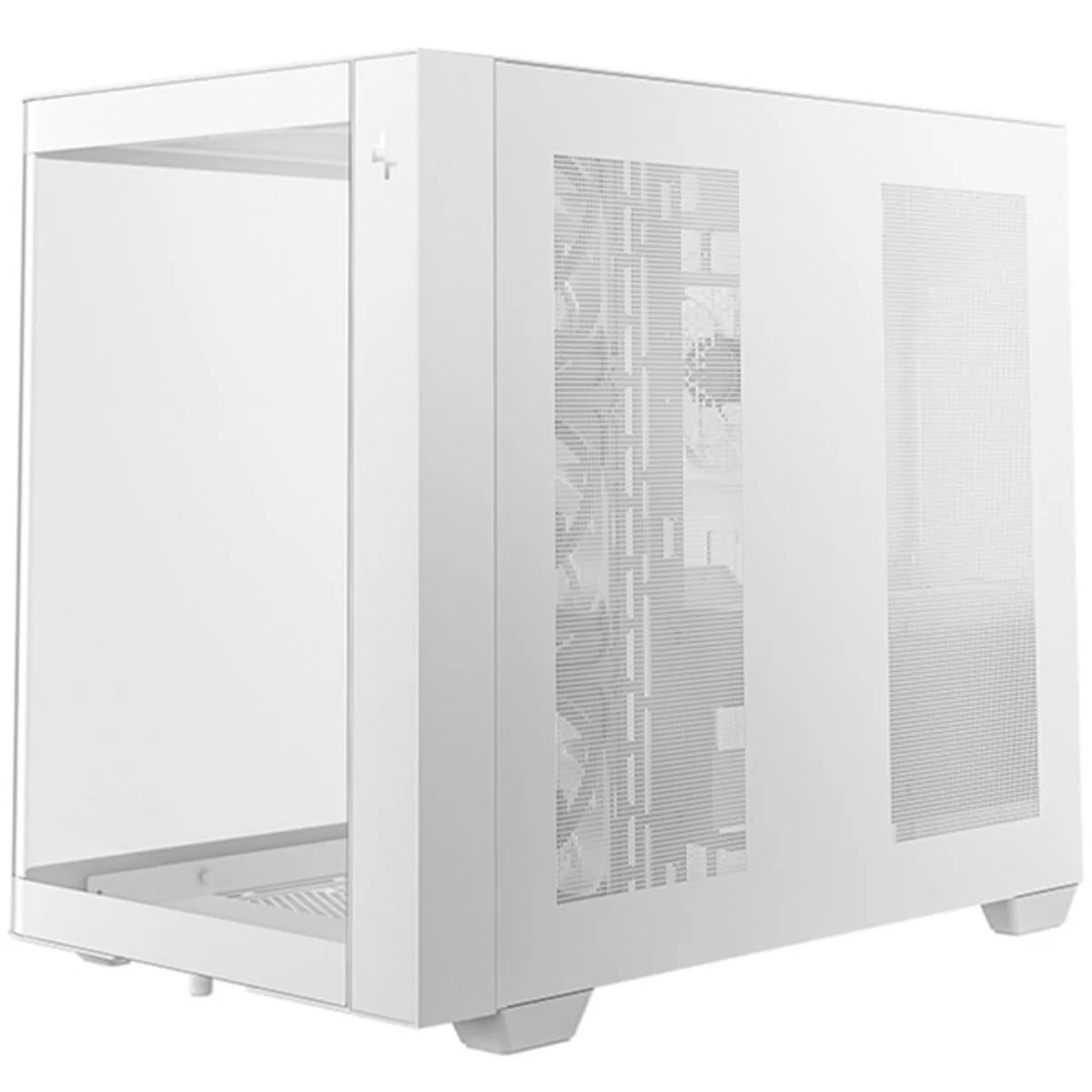 DeepCool CG530U 4F WH ATX boîtier panoramique en verre incurvé Blanc — vue 3