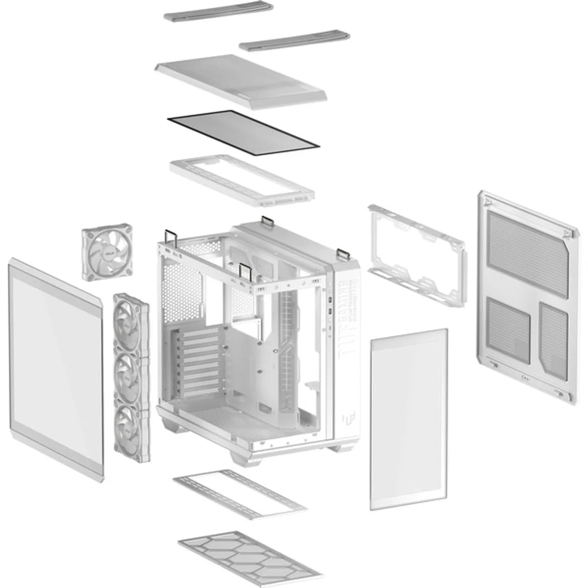 ASUS TUF GAMING GT502 HORIZON TG ARGB Blanc — vue 18