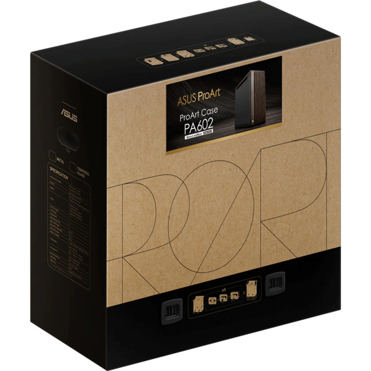 ASUS PROART PA602 WALNUT WOOD METAL PWM MODERN Noir — vue 19