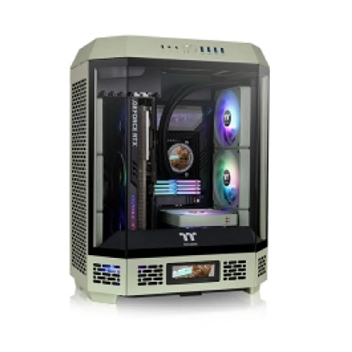 Thermaltake The Tower 600 — Vert matcha — vue principale