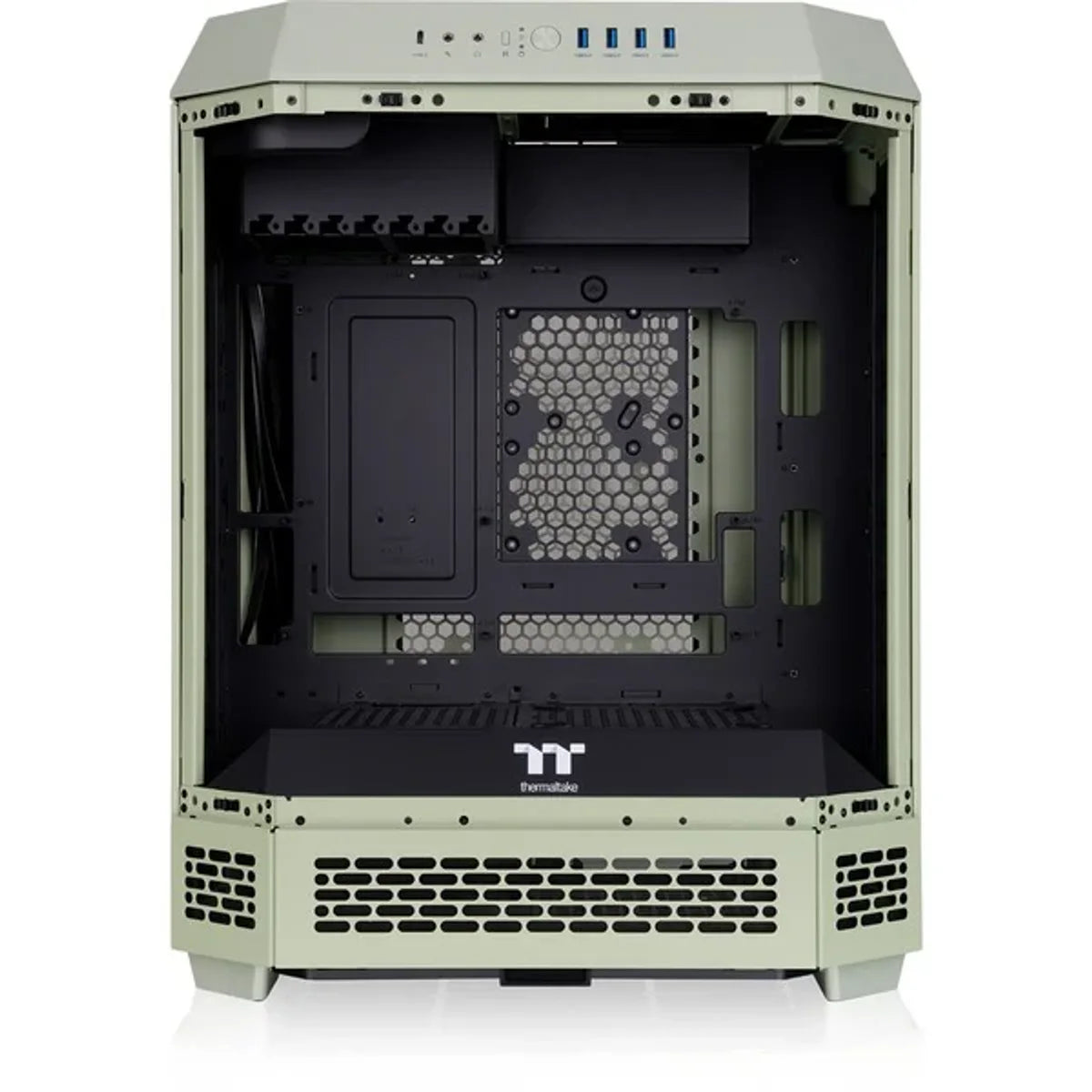 Thermaltake The Tower 600 — Vert matcha — vue 3