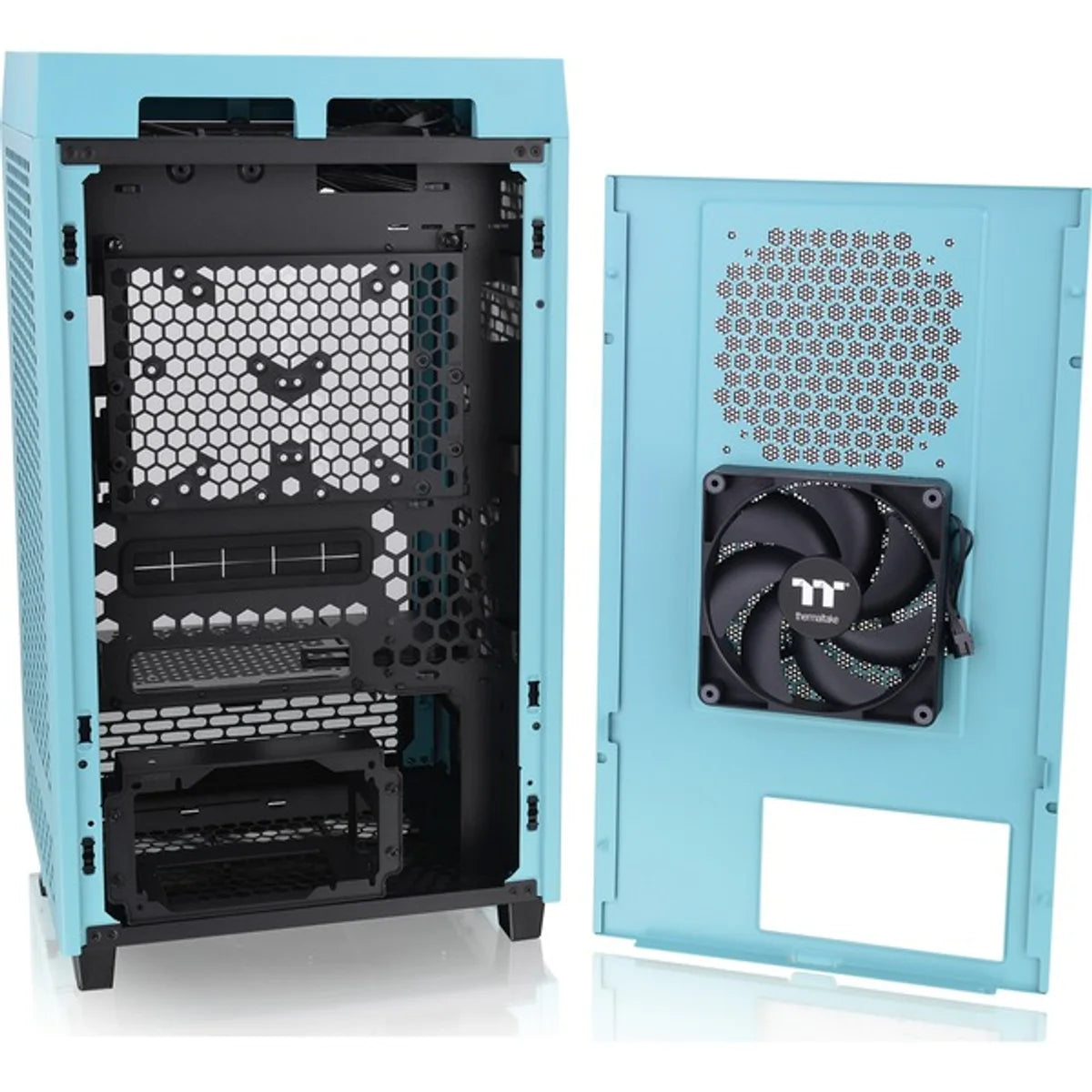 Thermaltake The Tower 200 TG — Turquoise — vue 10