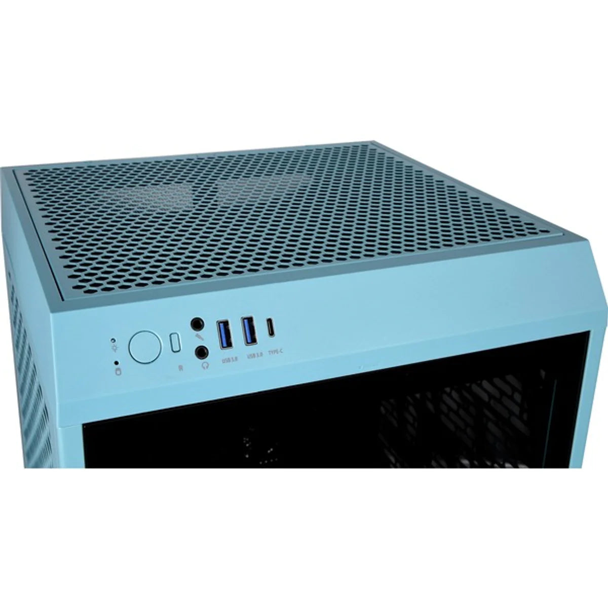 Thermaltake The Tower 200 TG — Turquoise — vue 11