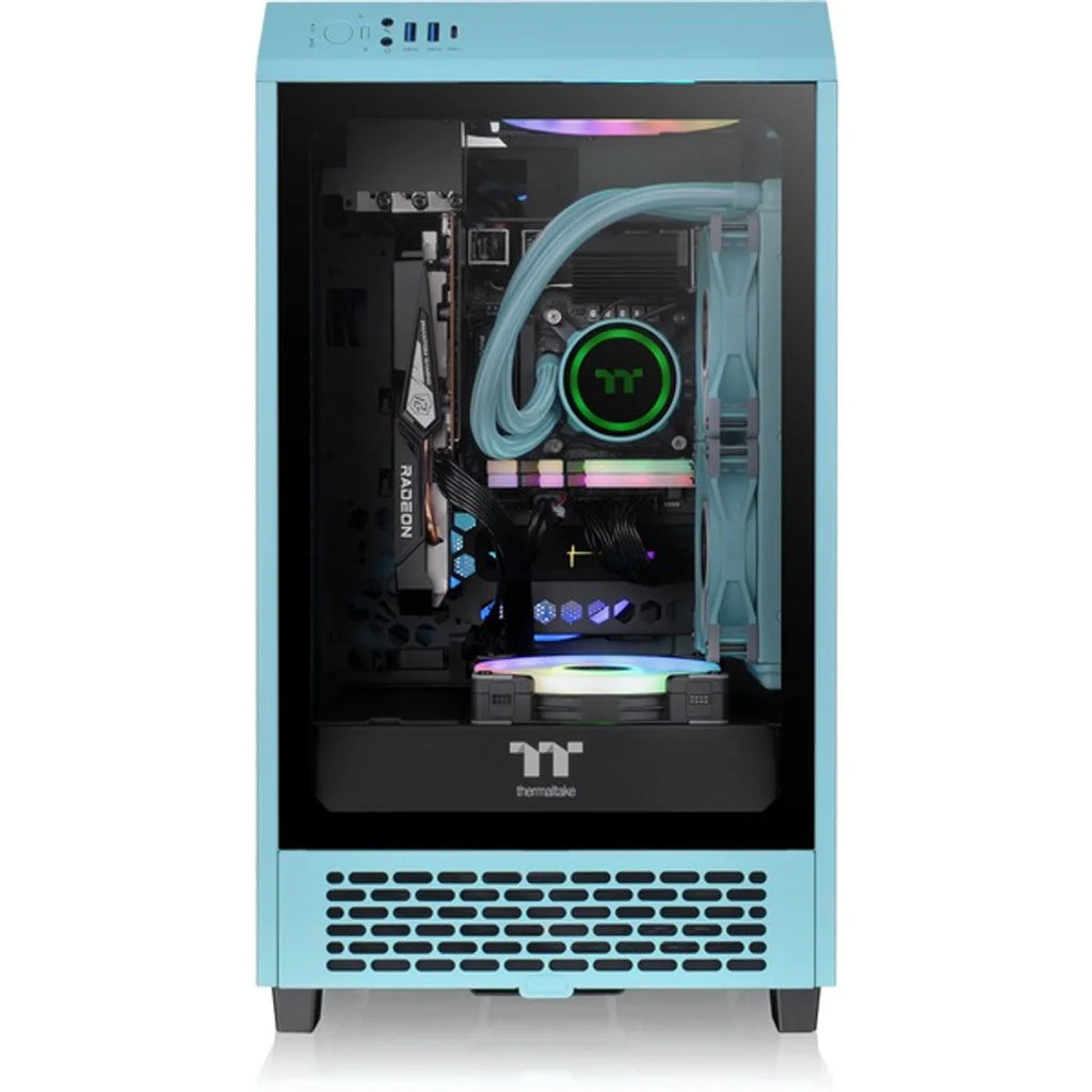 Thermaltake The Tower 200 TG — Turquoise — vue 16