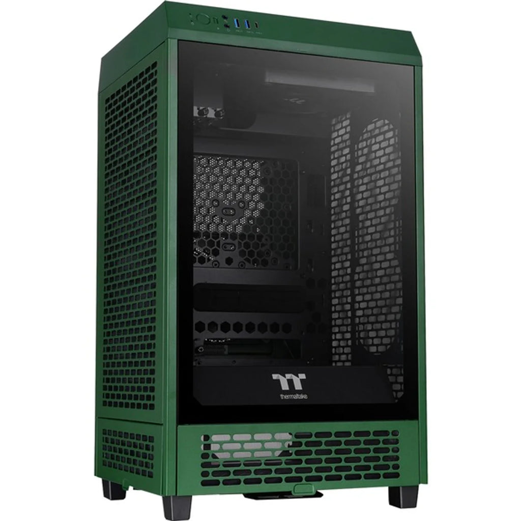 Thermaltake The Tower 200 TG Dark Green — vue 2