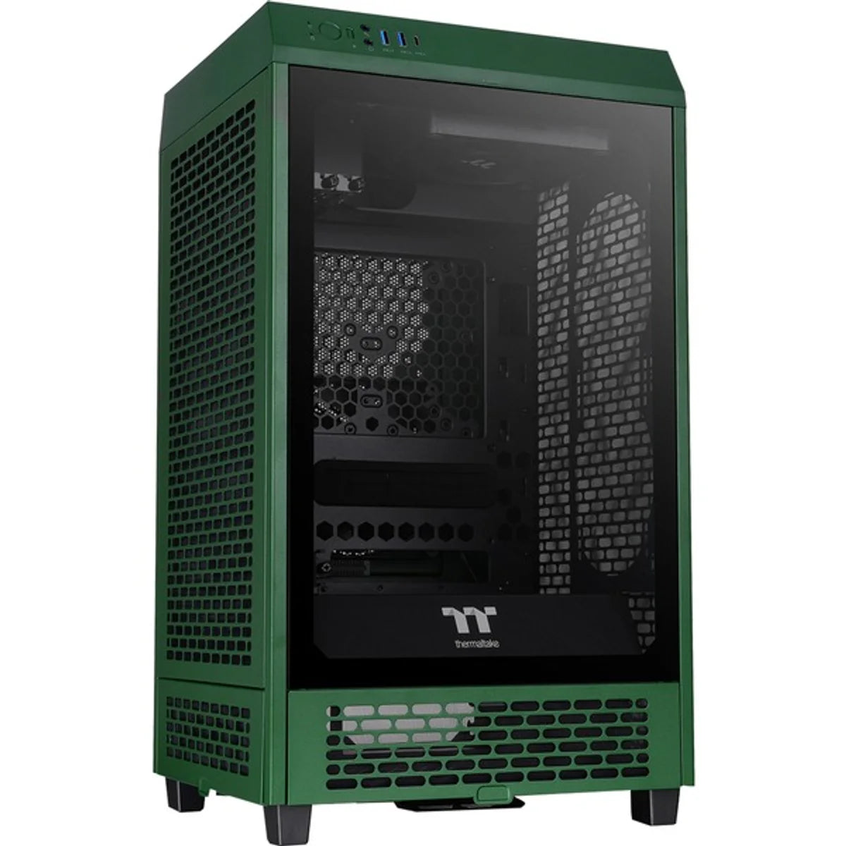Thermaltake The Tower 200 TG Dark Green — vue 2