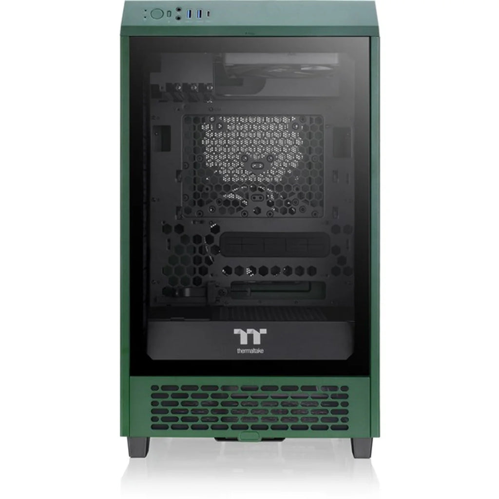 Thermaltake The Tower 200 TG Dark Green — vue 3