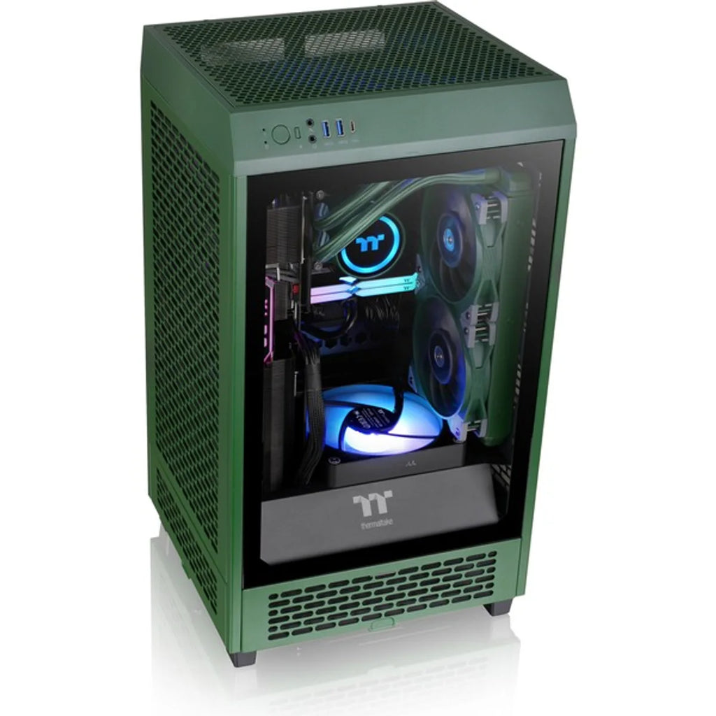 Thermaltake The Tower 200 TG Dark Green — vue 15