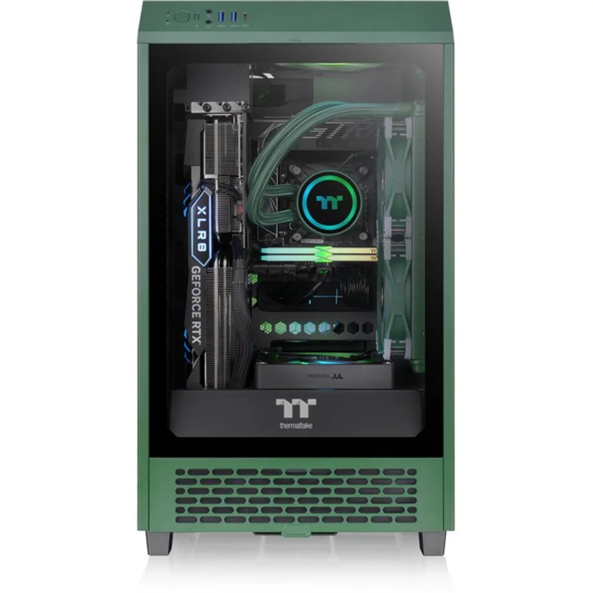 Thermaltake The Tower 200 TG Dark Green — vue 16