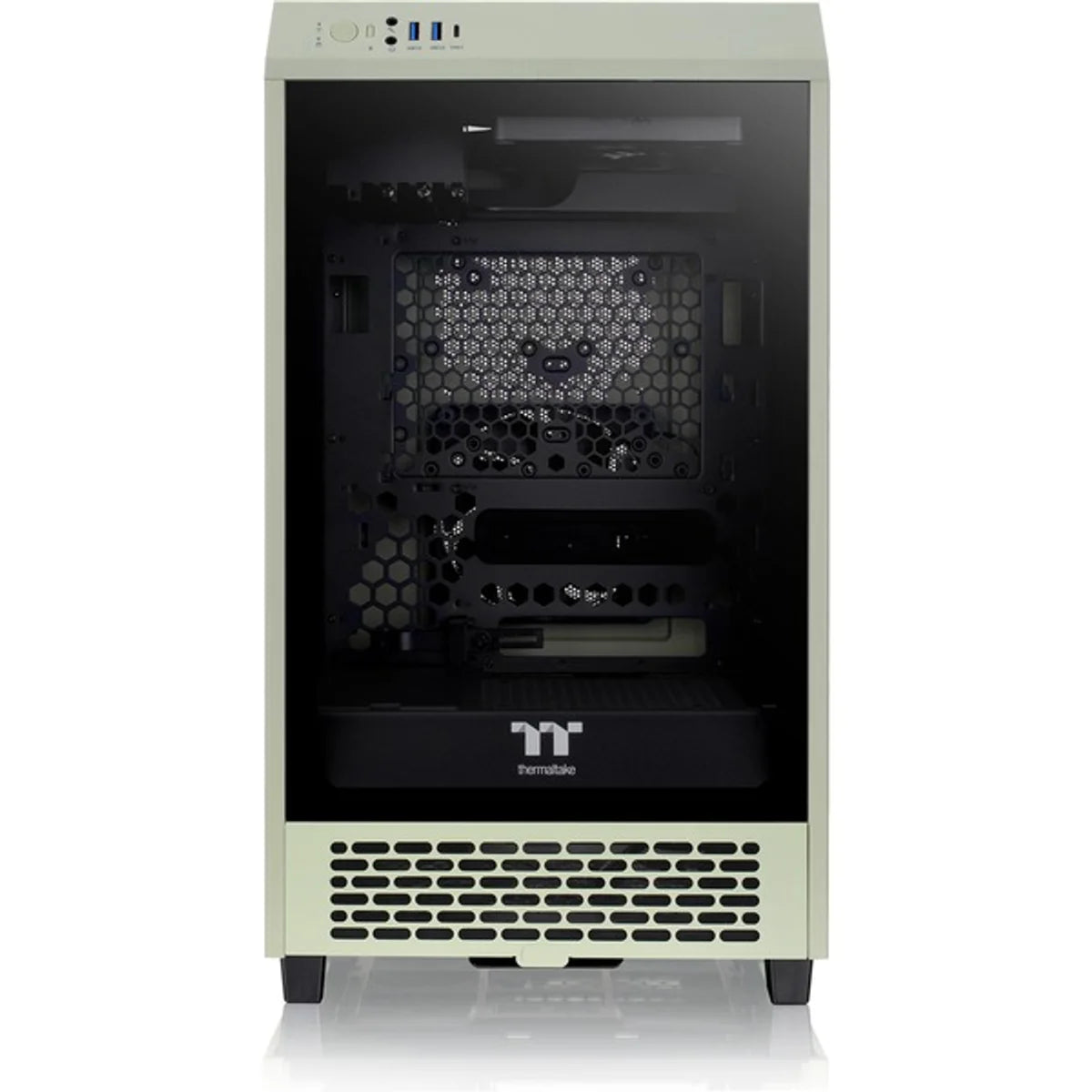 Thermaltake The Tower 200 TG — Vert — vue 3