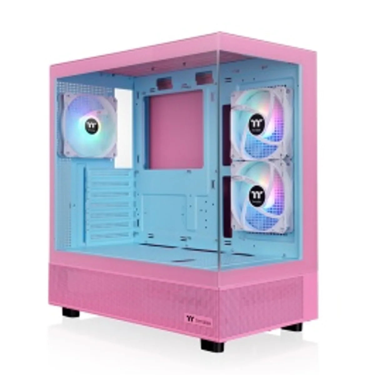 Thermaltake View 270 Plus TG ARGB — Rose bubble — vue principale