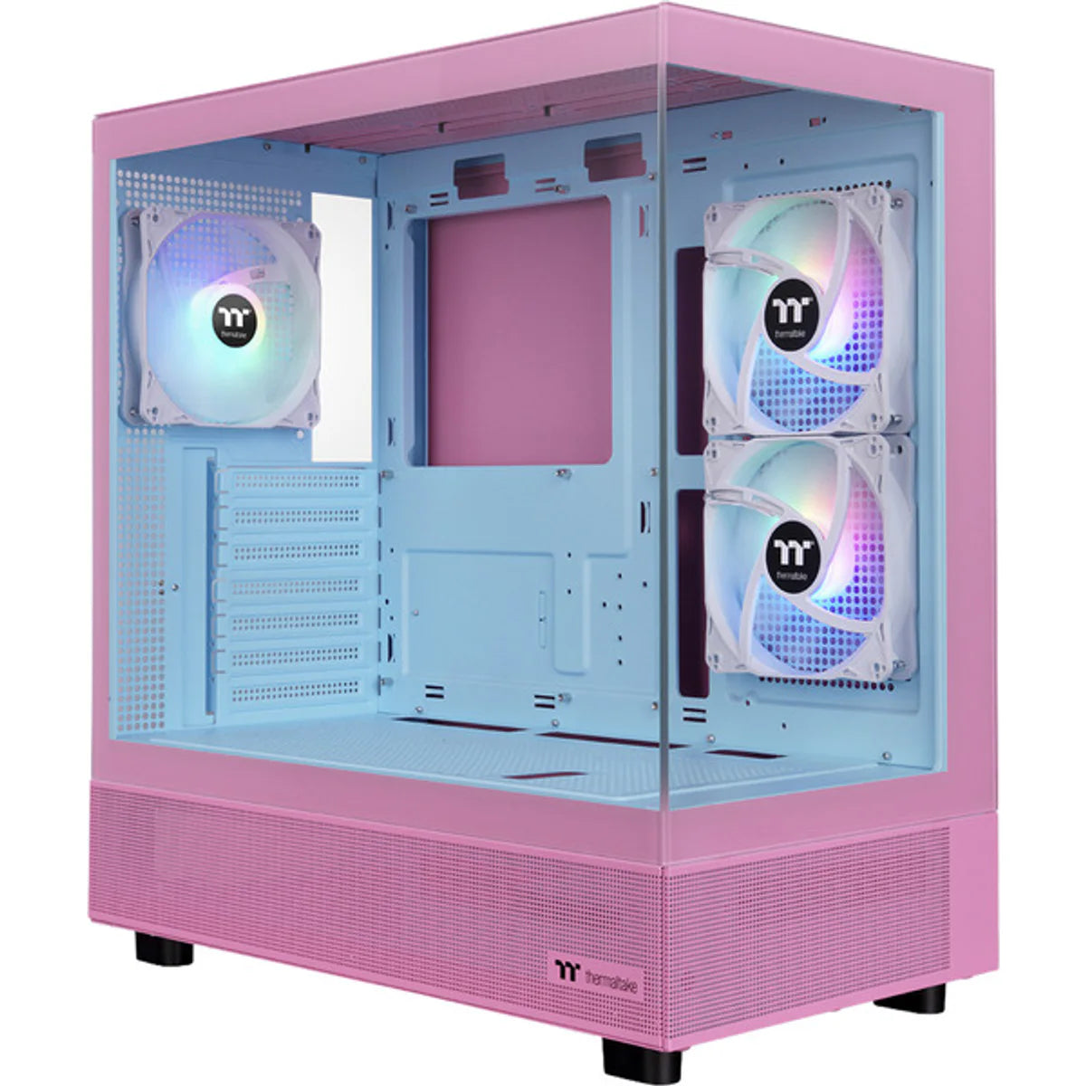 Thermaltake View 270 Plus TG ARGB — Rose bubble — vue 2