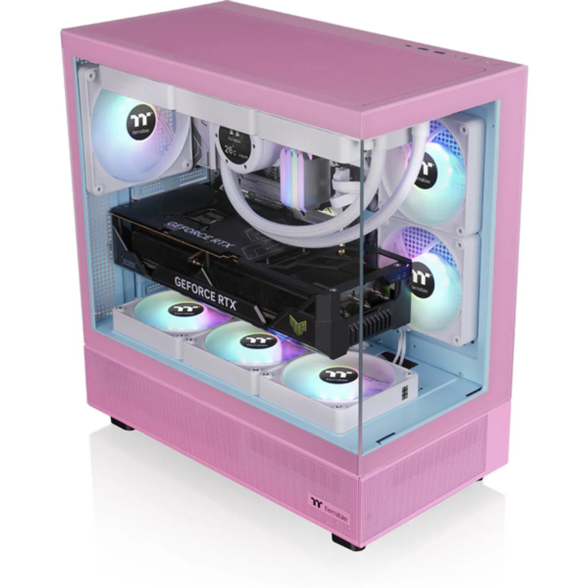 Thermaltake View 270 Plus TG ARGB — Rose bubble — vue 26