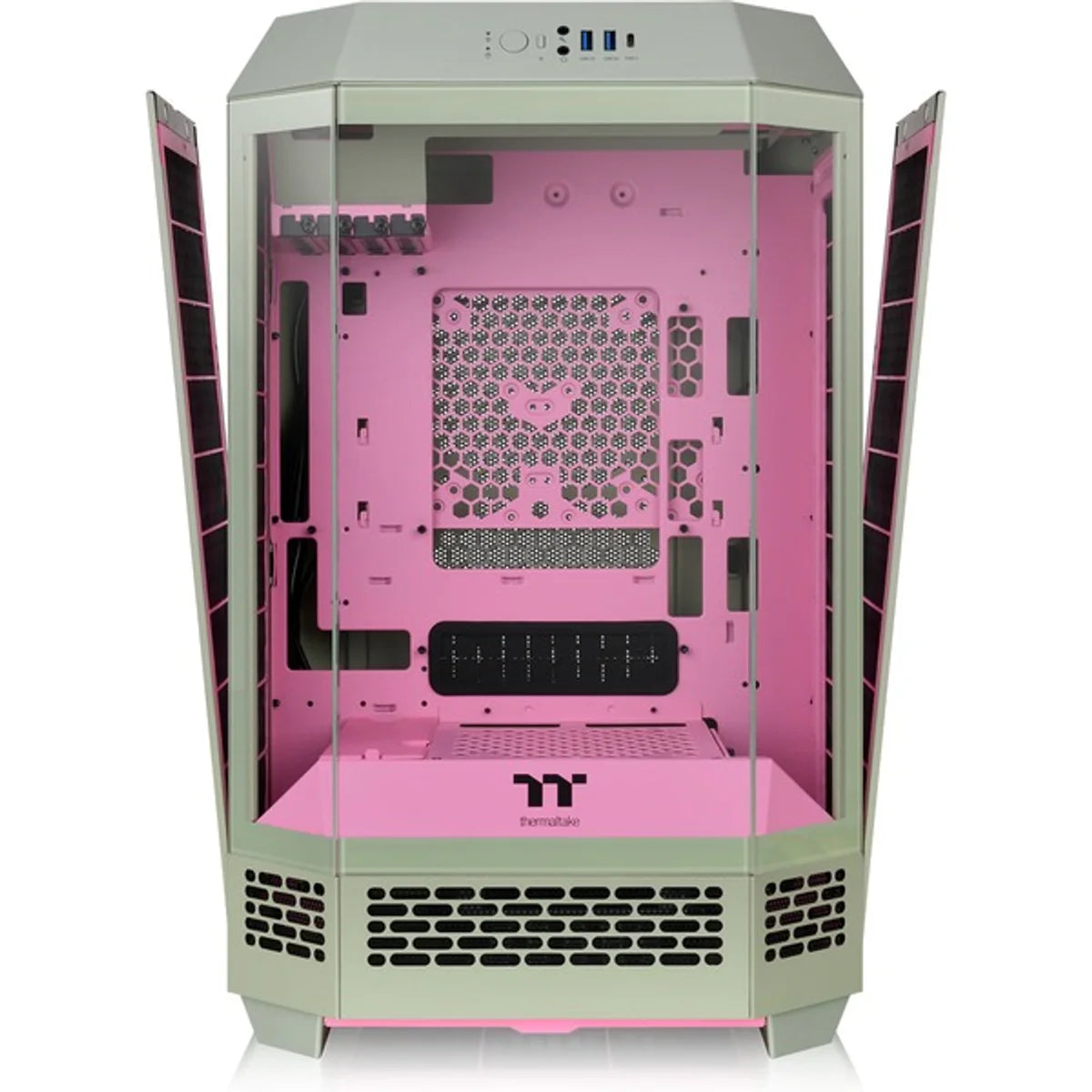 Thermaltake The Tower 300 — Prune matcha — vue 4