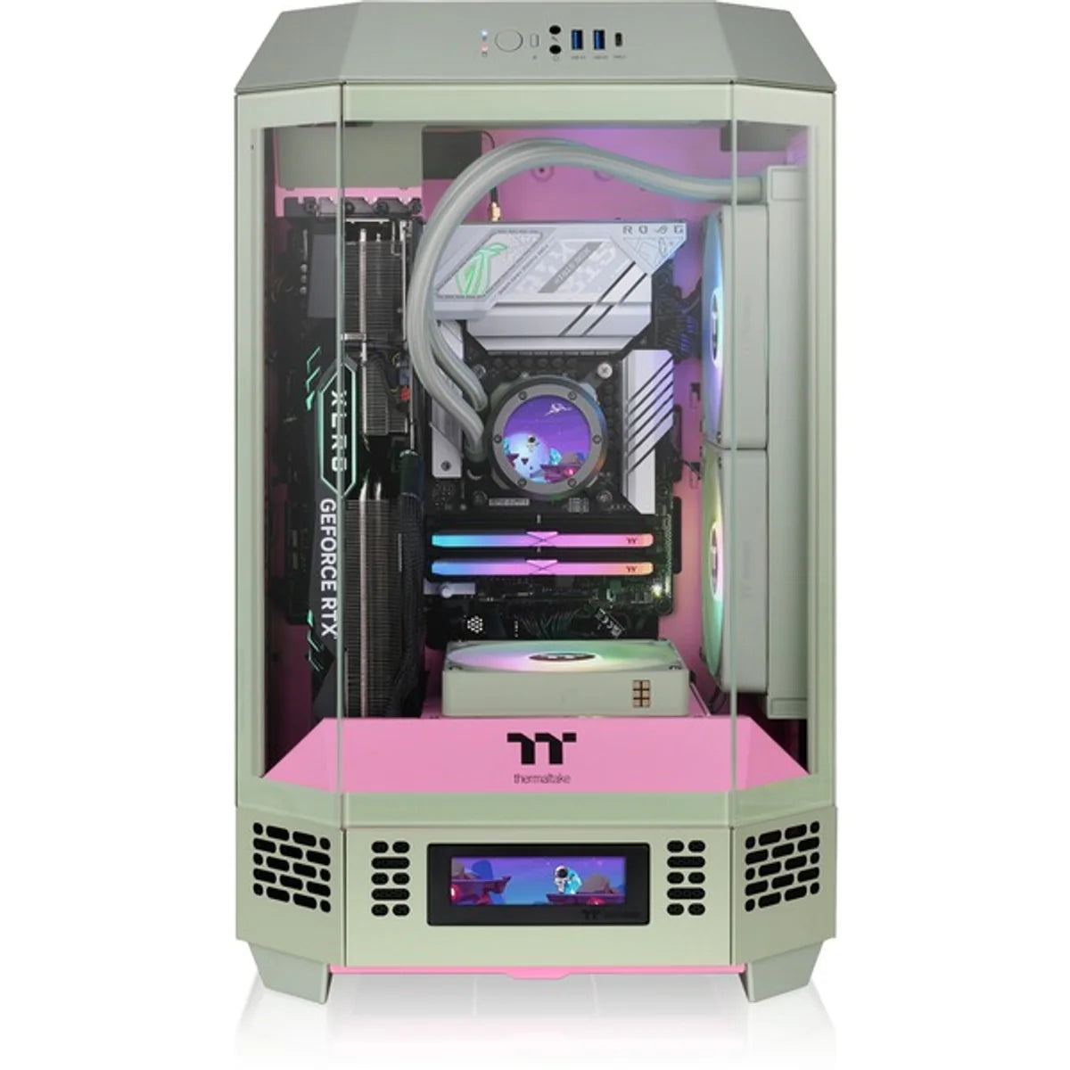 Thermaltake The Tower 300 — Prune matcha — vue 17