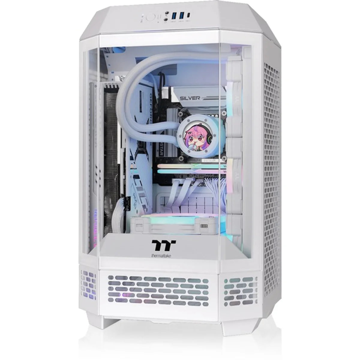 Thermaltake The Tower 250 — Blanc — vue 15