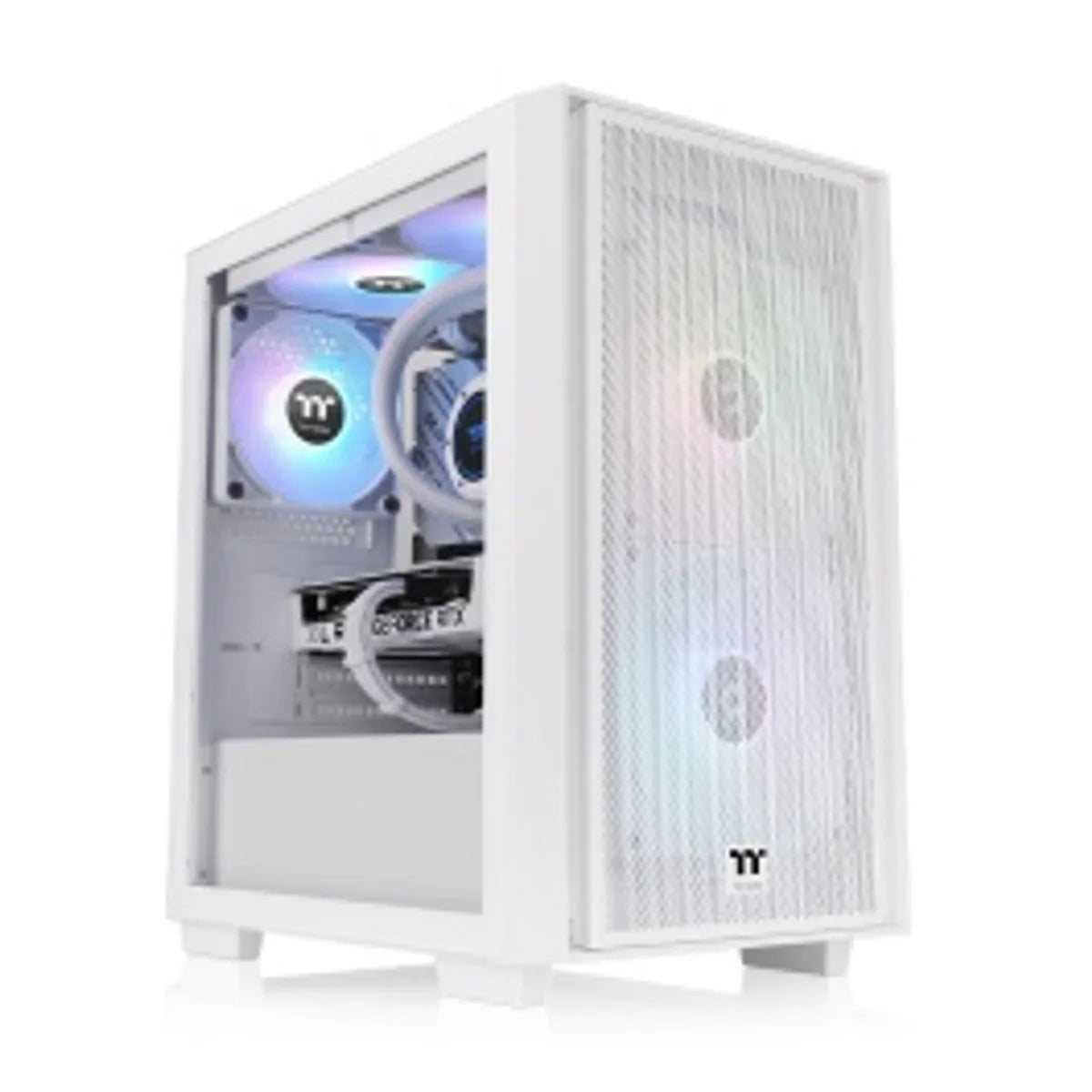 Thermaltake Versa H16 TG ARGB — Blanc — vue principale