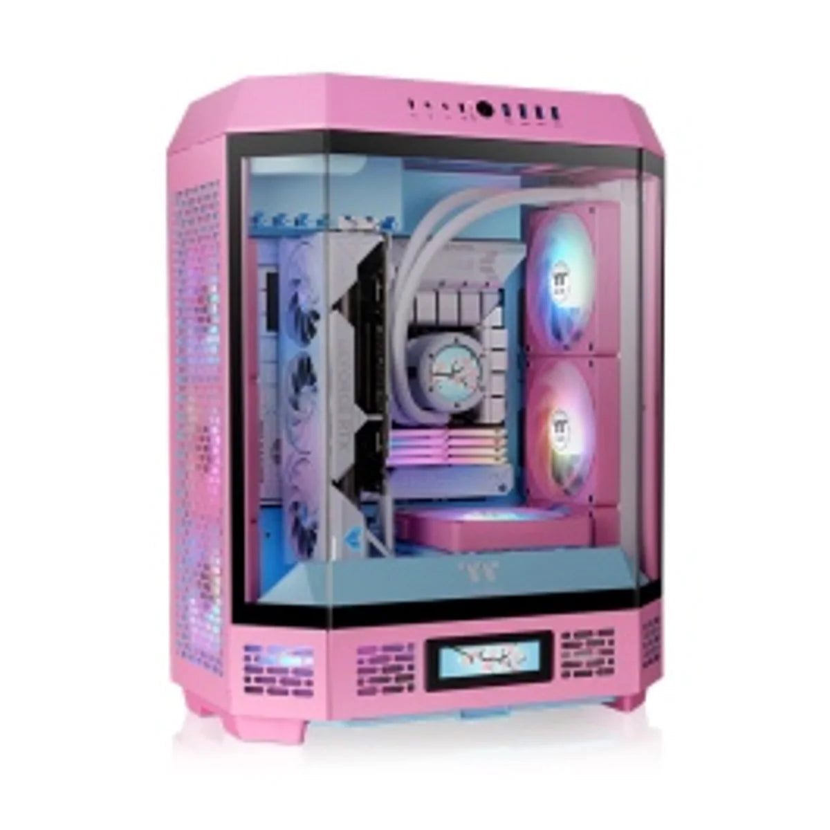 Thermaltake The Tower 600 — Rose bubble — vue principale