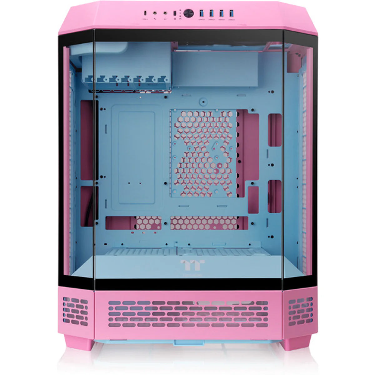 Thermaltake The Tower 600 — Rose bubble — vue 3