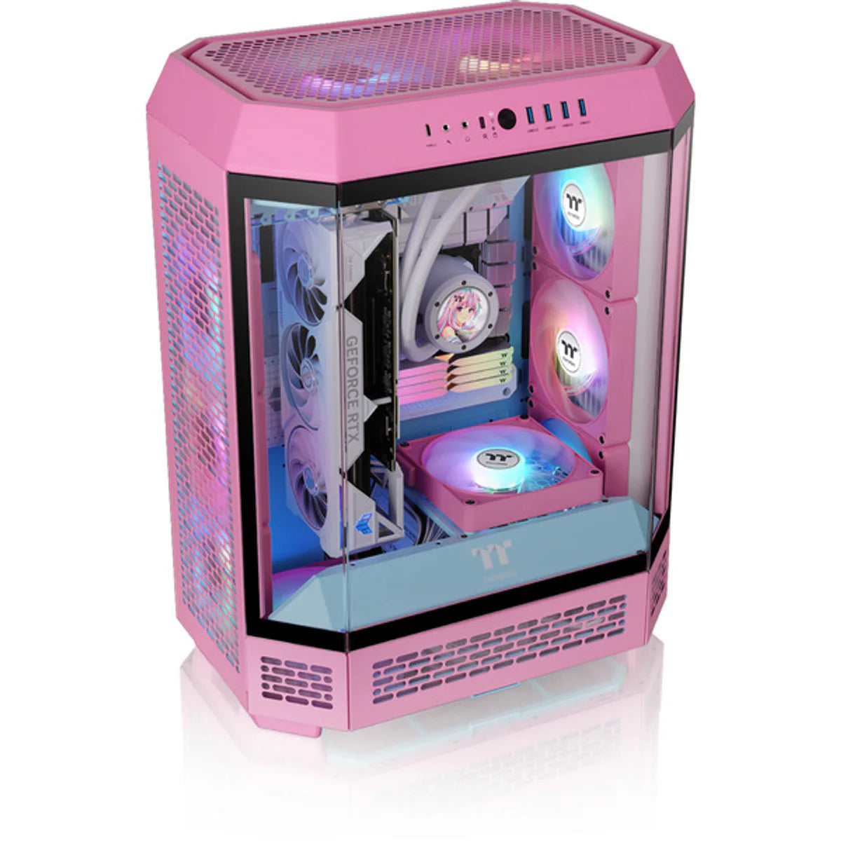 Thermaltake The Tower 600 — Rose bubble — vue 14